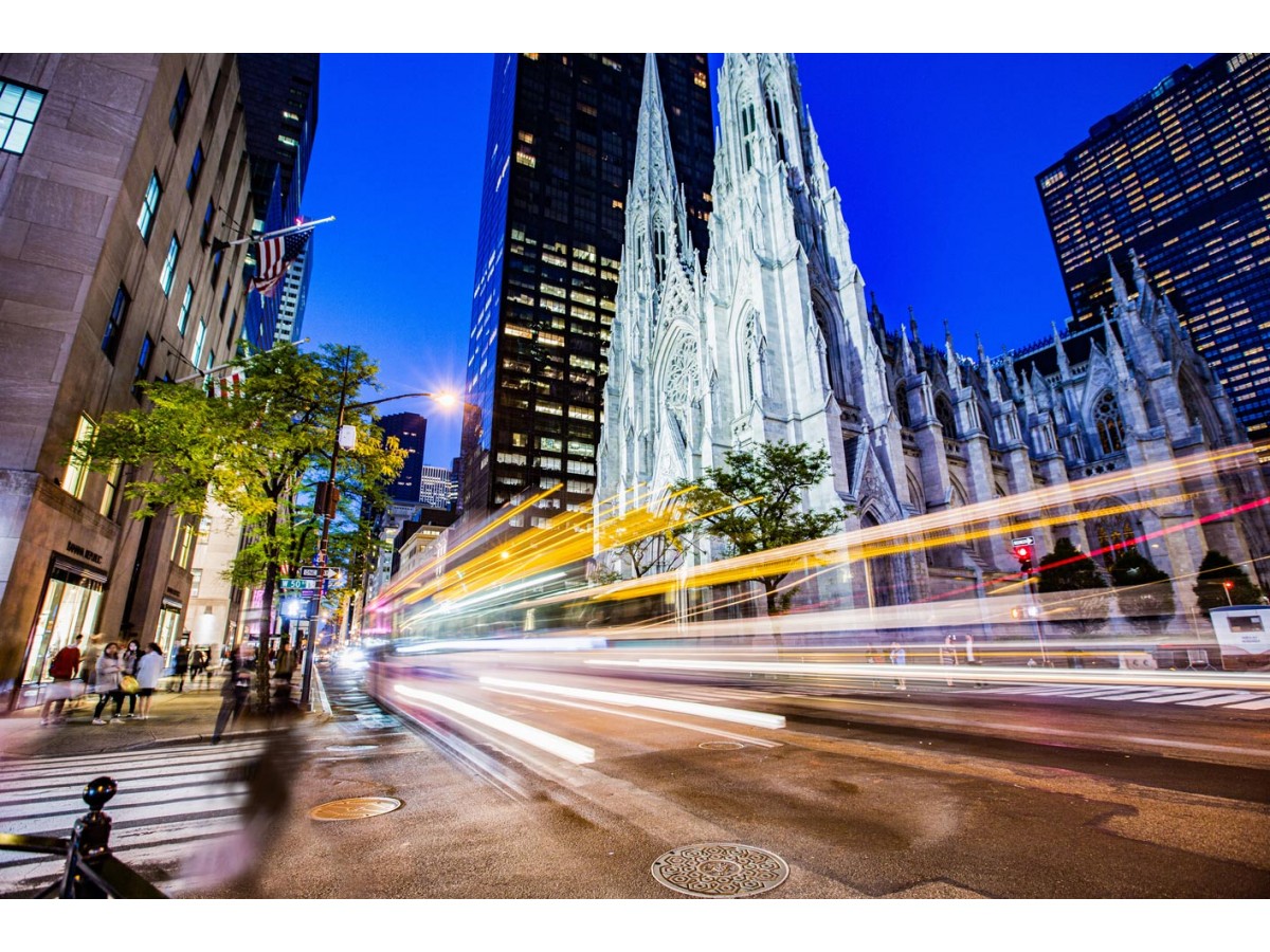NYC Church Long Exposure