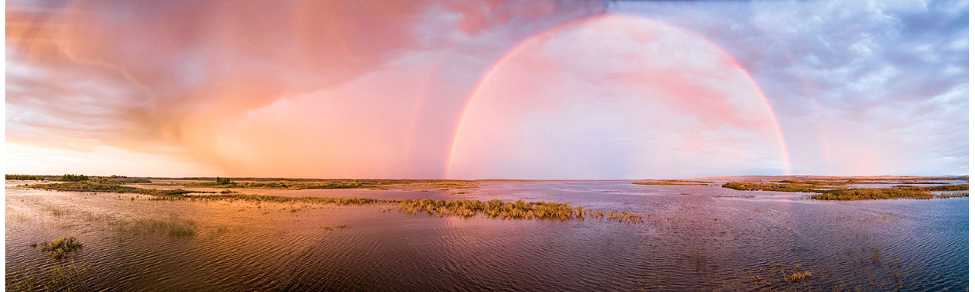 Potholes Reservoir Double Rainbow