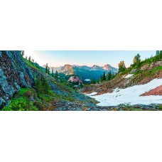 Rampart, Rachel Lakes Sunset