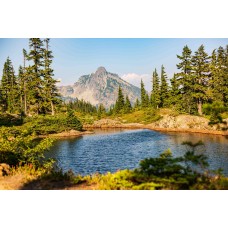 Alta Mountain from Rampart Lakes